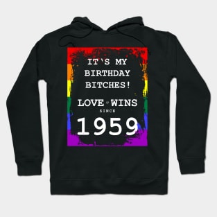 1959 Birthday Gay LGBT Coming Out Hoodie